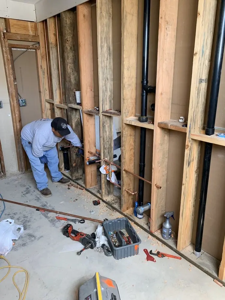 Commercial rough-in plumbing for Water Heater Replacement in Fort Worth Avenue